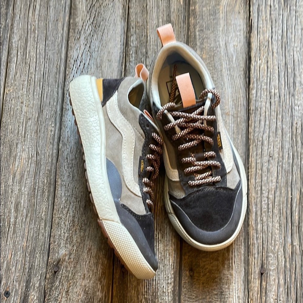 Van’s Stylish Brown and Cream Sneakers